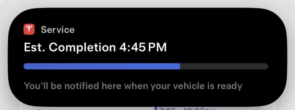 Mise à jour en direct de Tesla